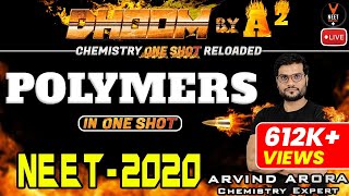 Polymers Chemistry Class 12 One Shot  Chemistry NEET 2023  Arvind Arora Sir [upl. by Selec]