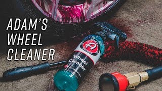 Effective Wheel Cleaner That Attacks Brake Dust  Adams Wheel Cleaner [upl. by Ecnerret]