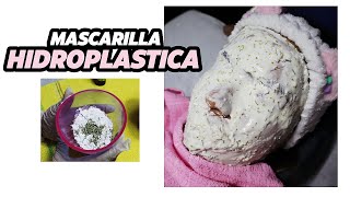 Como hacer una Mascarilla Hidroplastica y Limpieza facial Basica paso a paso [upl. by Aseyt755]