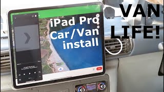 IPad Pro 129 dash install  How to use an iPad in your car or van [upl. by Zeba]