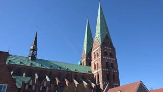 Lübeck St Marien Neues Vollgeläut 19 [upl. by Essirehs]