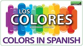 Colors in Spanish  Los colores en español  Learn Spanish Vocabulary [upl. by Leopoldine]