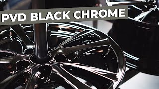 PVD Black Chrome Professional Wheel Restoration Step by Step Walkthrough [upl. by Doane]