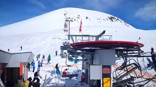 At least 8 injured when ski lift malfunctions [upl. by Abihsat613]