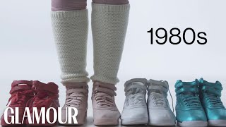 100 Years of Womens Sneakers  Glamour [upl. by Bakerman465]