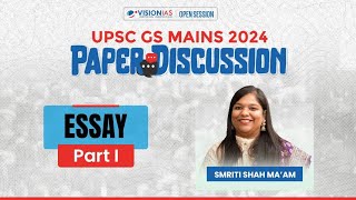 UPSC GS Mains 2024  Essay  Part 1 [upl. by Zebapda958]