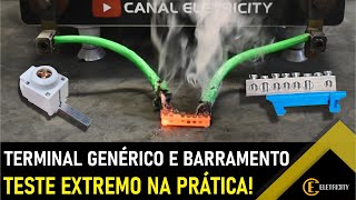 TESTAMOS O TERMINAL GENÃ‰RICO E UM BARRAMENTO COM UMA CORRENTE ACIMA DE 400A [upl. by Keating]