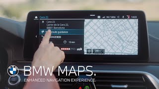 BMW Maps Enhanced Navigation Experience [upl. by Linkoski]