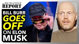 Comedian Bill Burr’s Twitter Gets Flagged for Ruthlessly Mocking Elon Musk [upl. by Anear]