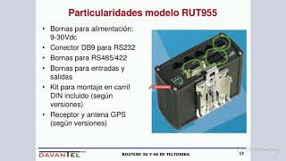 Webinar routers Teltonika  DAVANTEL [upl. by Ahsoem313]