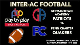 Football Germantown Academy vs Penn Charter [upl. by Brandi]