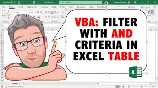 Excel VBA Code to Filter with AND Criteria in an Excel Table [upl. by Kallista]