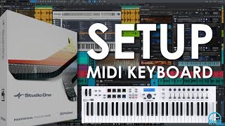 Studio One  Setup MIDI Keyboard Use Keys Faders Knobs Buttons and Transport [upl. by Issac]