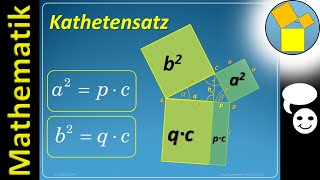 Kathetensatz des Euklid  Beweis  Rueff Ton [upl. by Jt]