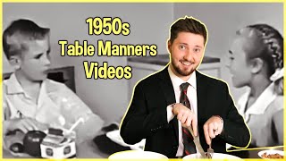 Old Table Manners Instructional Videos [upl. by Hedve]