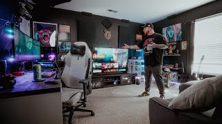 My DREAM Gaming Setup  Stream Room Tour [upl. by Safoelc]