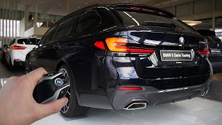 2021 BMW 5 Series LCI Touring 530d 286hp  Sound amp Visual Review [upl. by Anaibib566]