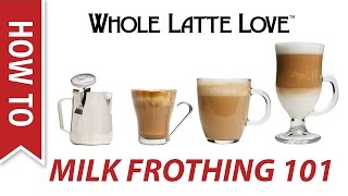 Milk Frothing for Beginners [upl. by Faline]