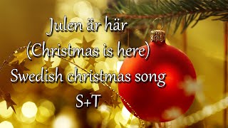 Julen är här  Swedish Christmas song Substrans [upl. by Irianat]