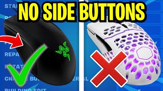 BEST KEYBOARD AND MOUSE SETTINGS FOR PLAYERS WITH NO SIDE MOUSE BUTTONS Fortnite Season 6 [upl. by Ingram]