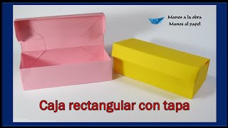 Caja rectangular con tapa [upl. by Atter]