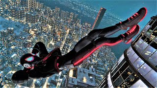 Spider Man Miles Morales  High Action Combat amp Crazy Finishing Moves [upl. by Trinee434]