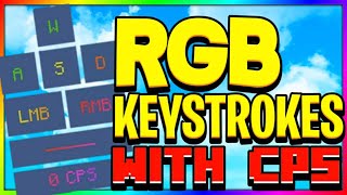 RGB MCPE RGBCPS KEYSTOKES  CPS COUNTER [upl. by Natal]