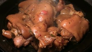 Soul Food PIGs FEET Recipe How To Make Tender Juicy Flavorful Pigs Feet [upl. by Ardnaek]