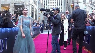 GAME OF THRONES Cast Visits the Fan Zone at the NYC Final Season Premiere [upl. by Deyes]