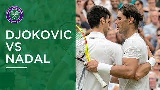 Novak Djokovic vs Rafael Nadal  All the Winners from their Wimbledon 2018 SemiFinal [upl. by Lac]