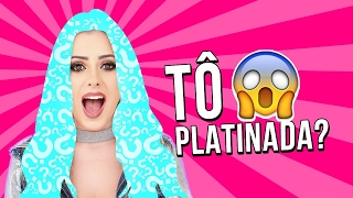 PLATINEI O MEU CABELO  VEM COMIGO [upl. by Winters]