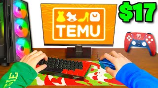 I Bought the CHEAPEST Gaming Setup From TEMU [upl. by Neyud]