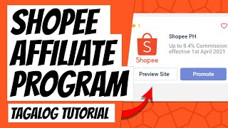 SHOPEE AFFILIATE PROGRAM Philippines through Involve Asia Affiliate Platform  Illustrados [upl. by Treiber]