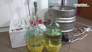 tradycyjny destylator elektryczny potstill z termometrem keg 30l [upl. by Nyvar]