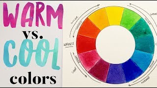 Color Theory Ep 1  Warm vs Cool Colors [upl. by Maxentia]