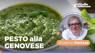 PESTO ALLA GENOVESE  La ricetta imperdibile dello CHEF Roberto Panizza [upl. by Lakim25]