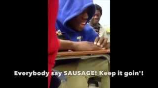 SAUSAGE MOVEMENT Miami NorthWestern High Classroom Sausage Rap LYRICS CAPTIONS [upl. by Painter]