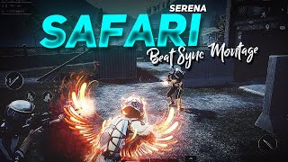 Serena  Safari Best Beat Sync Edit Pubg Mobile Montage  Road to 100k  69 JOKER [upl. by Assylla334]