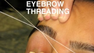 DIY Perfect Eyebrow Threading at Home  Simple amp Easy Tutorial SuperPrincessjo [upl. by Blumenfeld]