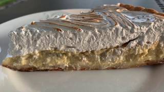 Recette tarte à la rhubarbe meringuée [upl. by Gensmer]