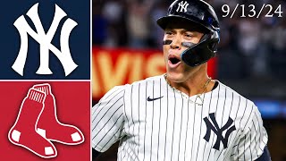 New York Yankees vs Boston Red Sox  Game Highlights  91324 [upl. by Acemahs]