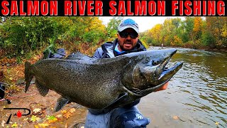 Salmon Fishing New Yorks World Famous Salmon River [upl. by Koval]