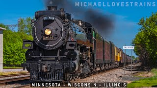 CP 2816 Steam Across the Midwest [upl. by Hope]