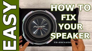 How to Fix a Blown Speaker [upl. by Key]