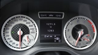 Mercedes A250 2012 W176  acceleration 0240 kmh [upl. by Acihsay290]