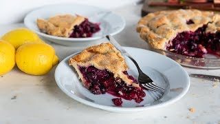 Rhubarb amp Blueberry Pie [upl. by Callas]