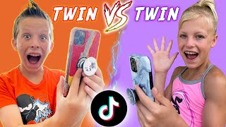 Twin TikTok Challenge Paxton VS Payton [upl. by Avir247]