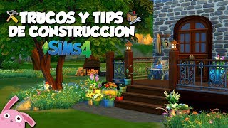 TRUCOS y TIPS de CONSTRUCCIÓN  Los Sims 4 [upl. by Blight]