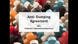 WTO Anti dumping agreement [upl. by Fredela351]