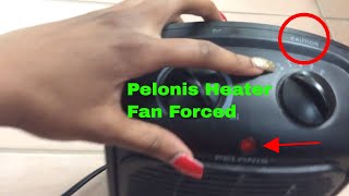 ✅ How To Use Pelonis Fan Forced Heater Review [upl. by Billy]